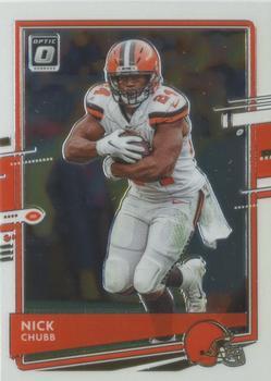#27 Nick Chubb - Cleveland Browns - 2020 Donruss Optic Football