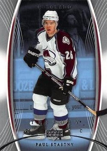 #27 Paul Stastny - Colorado Avalanche - 2007-08 Upper Deck Trilogy Hockey