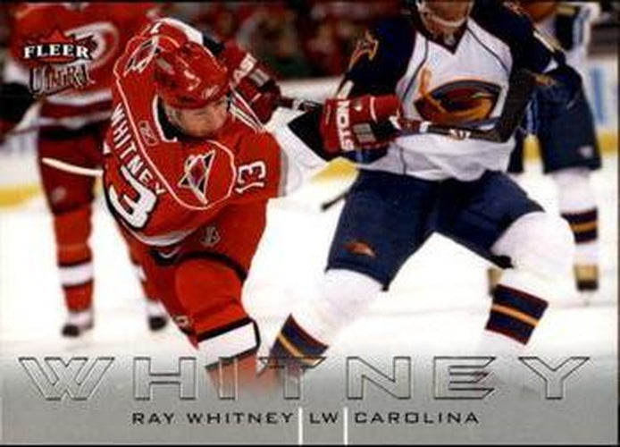 #27 Ray Whitney - Carolina Hurricanes - 2009-10 Ultra Hockey