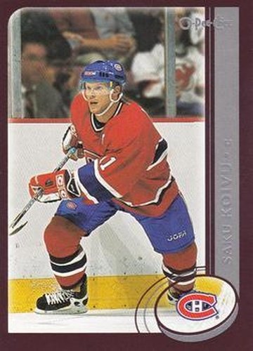 #27 Saku Koivu - Montreal Canadiens - 2002-03 O-Pee-Chee Hockey