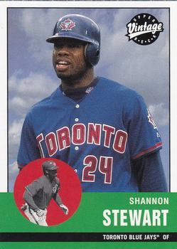 #27 Shannon Stewart - Toronto Blue Jays - 2001 Upper Deck Vintage Baseball
