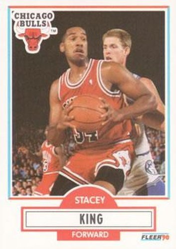 #27 Stacey King - Chicago Bulls - 1990-91 Fleer Basketball