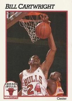 #27 Bill Cartwright - Chicago Bulls - 1991-92 Hoops Basketball