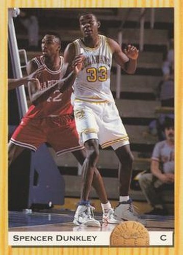 #27 Spencer Dunkley - Delaware Fightin' Blue Hens / Indiana Pacers - 1993 Classic Draft Picks Basketball