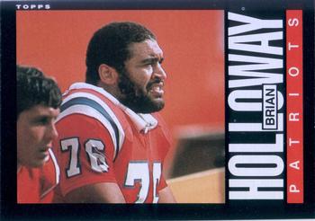 #327 Brian Holloway - New England Patriots - 1985 Topps Football