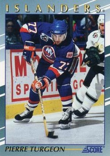 #27 Pierre Turgeon - New York Islanders - 1992-93 Score Young Superstars Hockey
