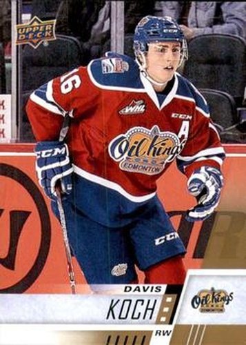 #27 Davis Koch - Edmonton Oil Kings - 2017-18 Upper Deck CHL Hockey