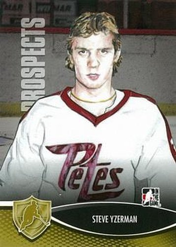 #27 Steve Yzerman - Peterborough Petes - 2012-13 In The Game Heroes and Prospects Hockey