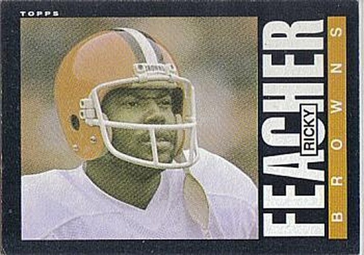 #227 Ricky Feacher - Cleveland Browns - 1985 Topps Football