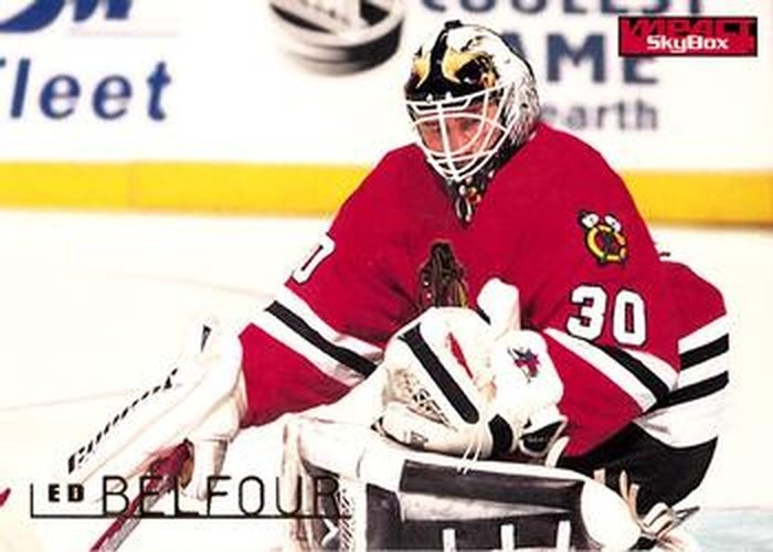 #27 Ed Belfour - Chicago Blackhawks - 1995-96 SkyBox Impact Hockey