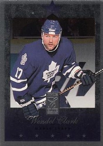 #27 Wendel Clark - Toronto Maple Leafs - 1995-96 Donruss Elite Hockey