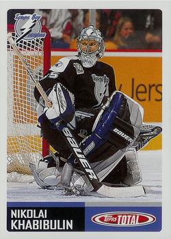 #TTC27 Nikolai Khabibulin - Tampa Bay Lightning - 2002-03 Topps Total Hockey - Team Checklists