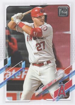 #27 Mike Trout - Los Angeles Angels - 2021 Topps Baseball
