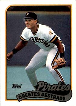 #27 Orestes Destrade - Pittsburgh Pirates - 1989 Topps Baseball