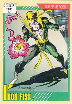 #28 Iron Fist - 1991 Impel Marvel Universe Series II