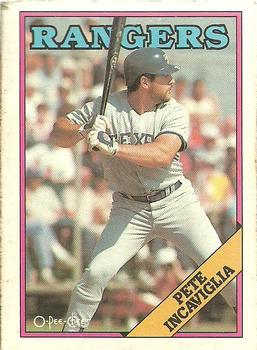 #280 Pete Incaviglia - Texas Rangers - 1988 O-Pee-Chee Baseball