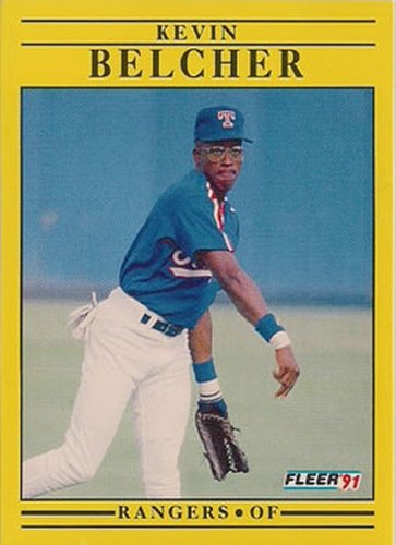 #280 Kevin Belcher - Texas Rangers - 1991 Fleer Baseball