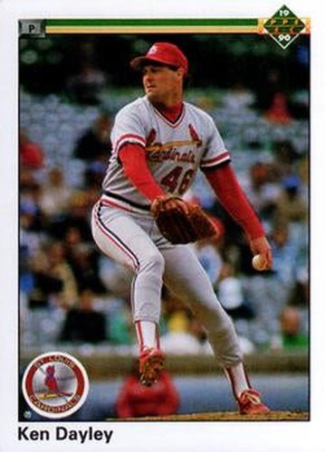 #280 Ken Dayley - St. Louis Cardinals - 1990 Upper Deck Baseball