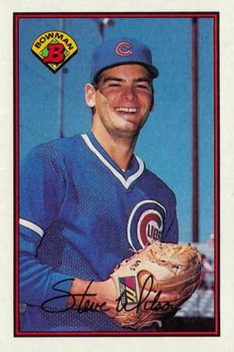 #280 Steve Wilson - Chicago Cubs - 1989 Bowman Baseball