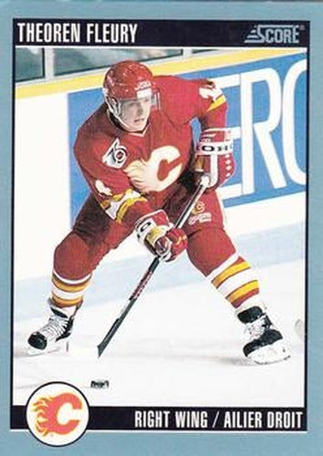 #280 Theoren Fleury - Calgary Flames - 1992-93 Score Canadian Hockey