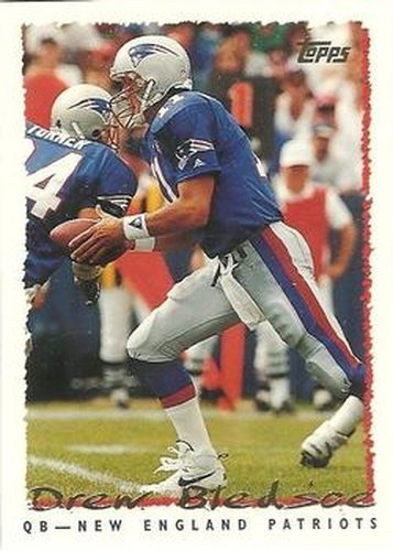 #280 Drew Bledsoe - New England Patriots - 1995 Topps Football