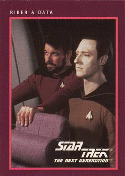 #280 Riker & Data - 1991 Impel Star Trek 25th Anniversary
