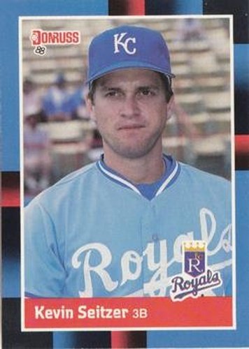 #280 Kevin Seitzer - Kansas City Royals - 1988 Donruss Baseball