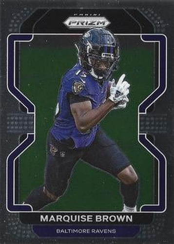 #280 Marquise Brown - Baltimore Ravens - 2021 Panini Prizm Football