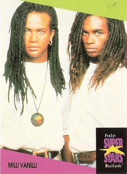 #280 Milli Vanilli - 1991 Pro Set SuperStars MusiCards