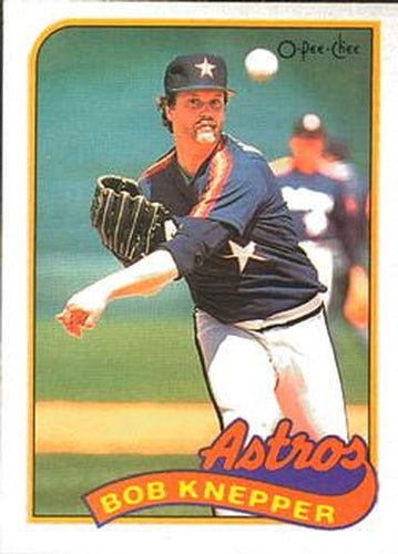 #280 Bob Knepper - Houston Astros - 1989 O-Pee-Chee Baseball