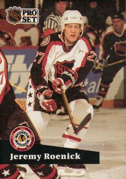 #280 Jeremy Roenick - 1991-92 Pro Set Hockey