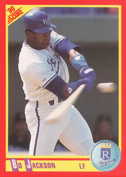 #280 Bo Jackson - Kansas City Royals - 1990 Score Baseball