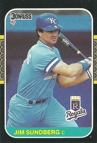 #280 Jim Sundberg - Kansas City Royals - 1987 Donruss Baseball