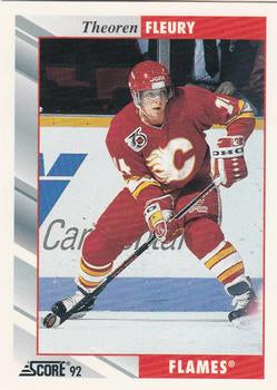 #280 Theoren Fleury - Calgary Flames - 1992-93 Score USA Hockey