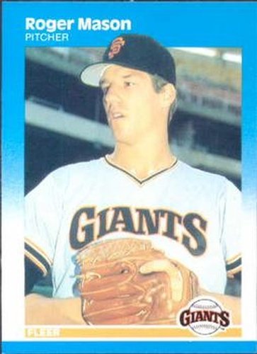 #280 Roger Mason - San Francisco Giants - 1987 Fleer Baseball