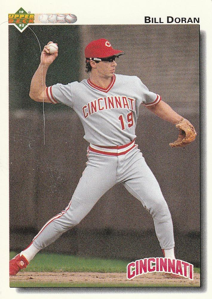 #280 Bill Doran - Cincinnati Reds - 1992 Upper Deck Baseball