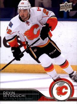 #280 Devin Setoguchi - Calgary Flames - 2014-15 Upper Deck Hockey