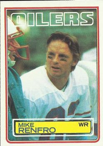 #280 Mike Renfro - Houston Oilers - 1983 Topps Football