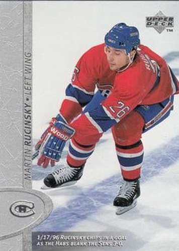 #280 Martin Rucinsky - Montreal Canadiens - 1996-97 Upper Deck Hockey