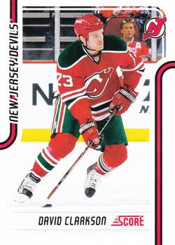 #280 David Clarkson - New Jersey Devils - 2011-12 Score Hockey