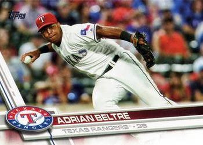 #280 Adrian Beltre - Texas Rangers - 2017 Topps Baseball