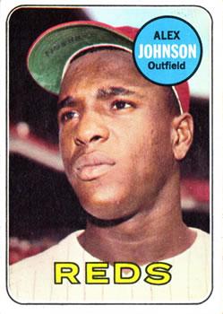 #280 Alex Johnson - Cincinnati Reds - 1969 Topps Baseball