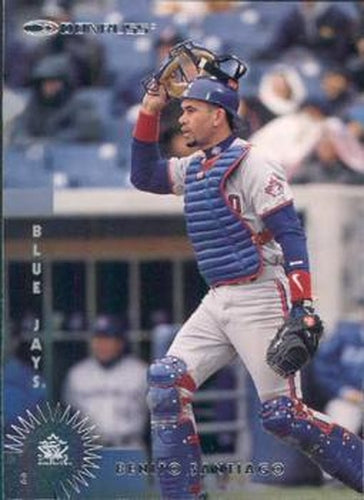 #280 Benito Santiago - Toronto Blue Jays - 1997 Donruss Baseball