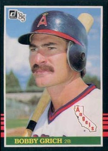 #280 Bobby Grich - California Angels - 1985 Donruss Baseball