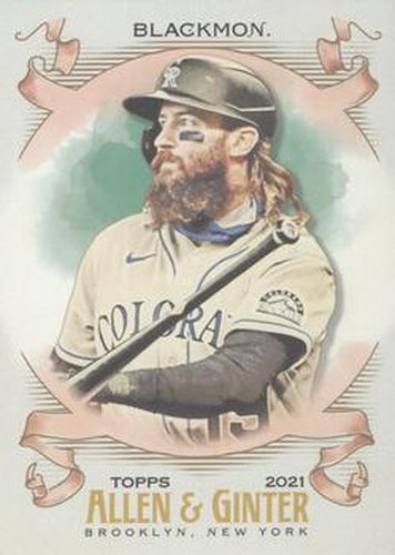 #280 Charlie Blackmon - Colorado Rockies - 2021 Topps Allen & Ginter Baseball