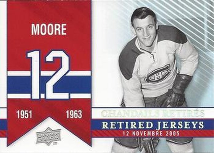 #280 Dickie Moore - Montreal Canadiens - 2008-09 Upper Deck Montreal Canadiens Centennial Hockey