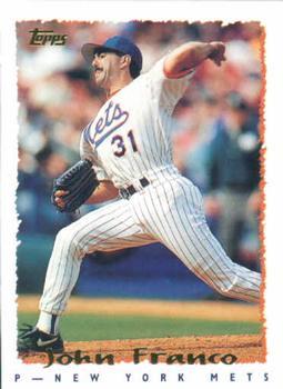 #280 John Franco - New York Mets - 1995 Topps Baseball