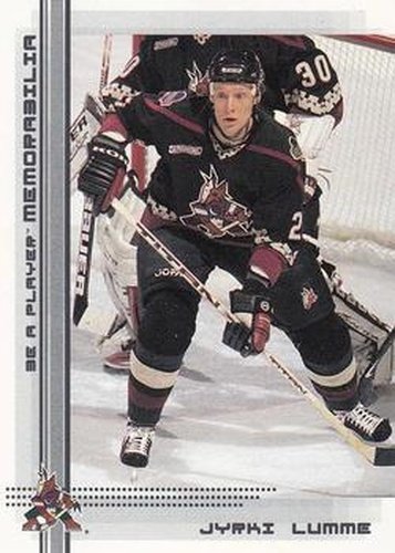 #280 Jyrki Lumme - Phoenix Coyotes - 2000-01 Be a Player Memorabilia Hockey