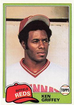 #280 Ken Griffey - Cincinnati Reds - 1981 Topps Baseball