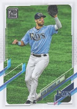 #280 Kevin Kiermaier - Tampa Bay Rays - 2021 Topps Baseball